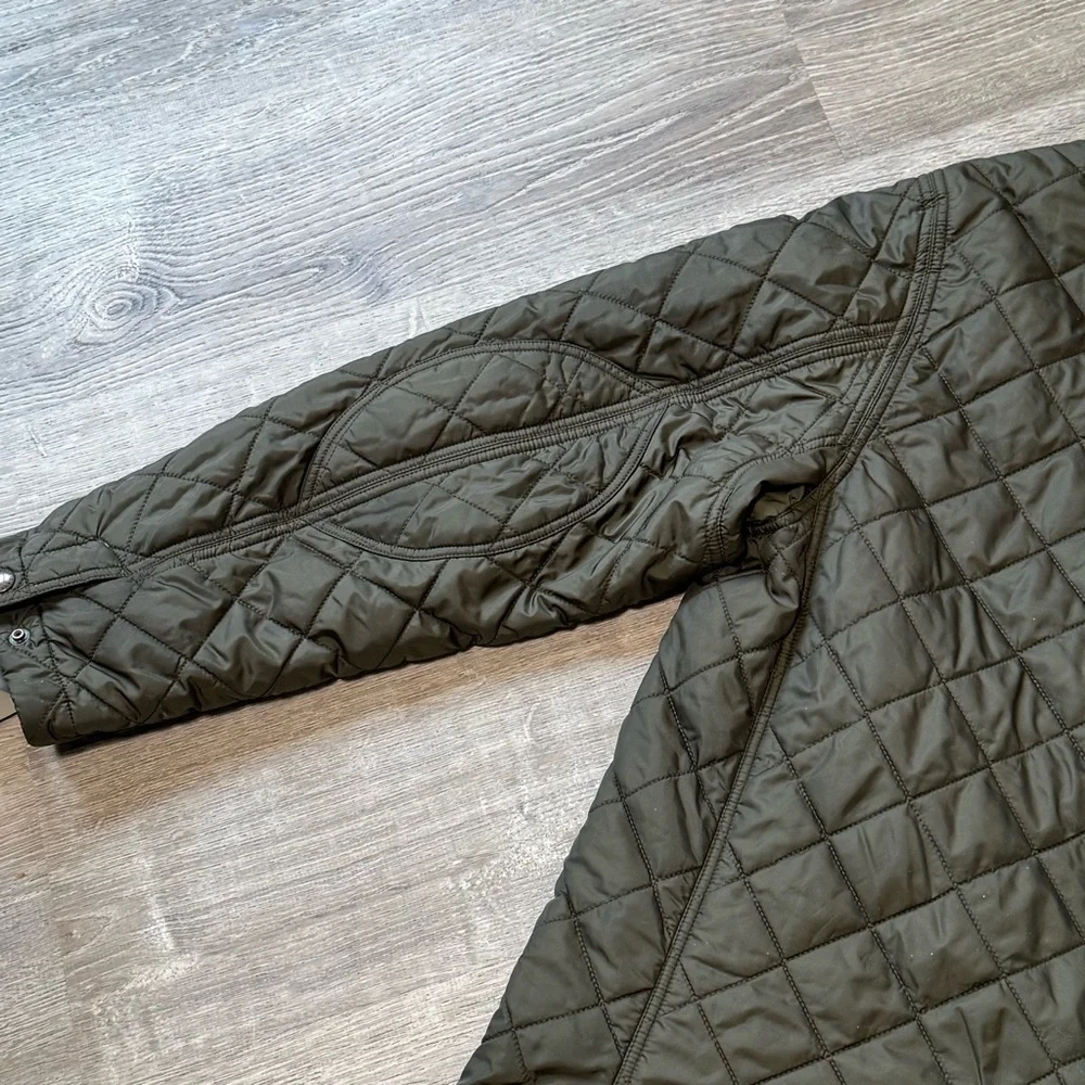 Vintage Polo Ralph Lauren Jacket Adult Green Snap Puffer Quilted Coat Mens XXL - Picture 5 of 8